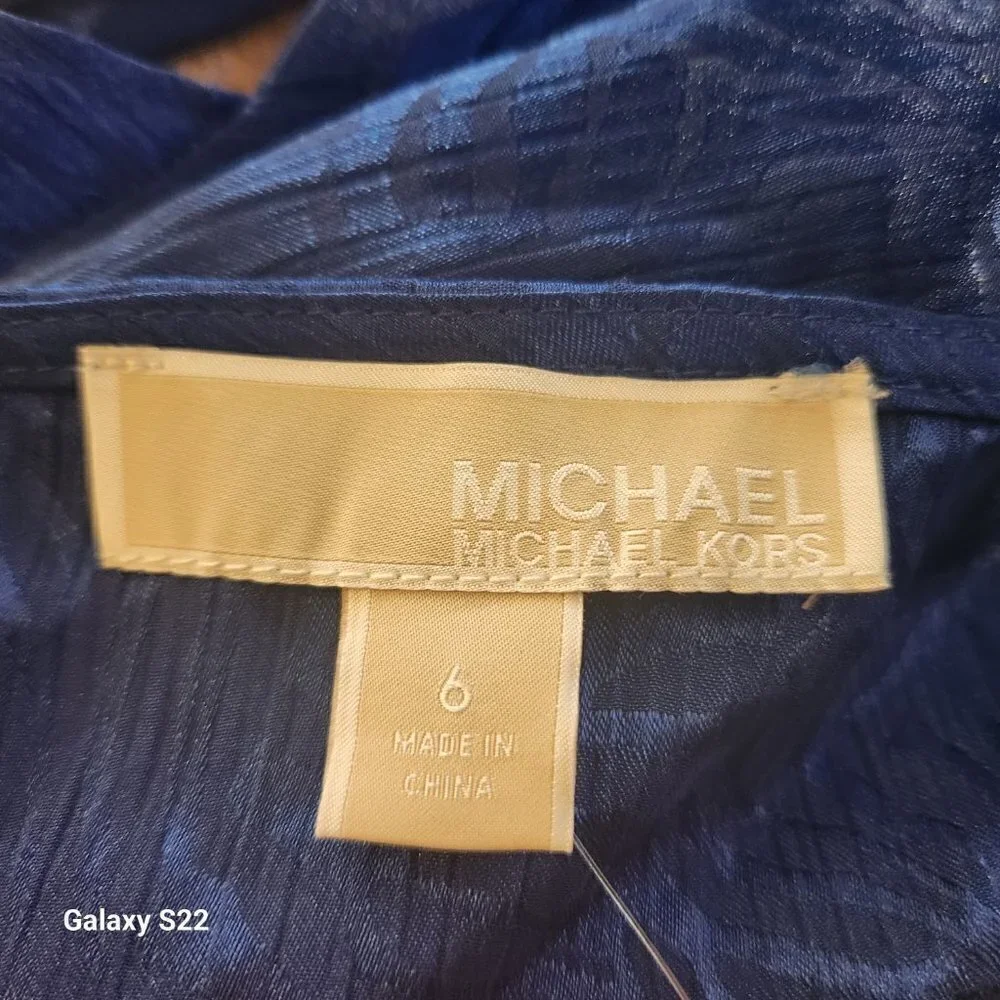 Michael Kors Royal Blue Dress. NWT. Size 6